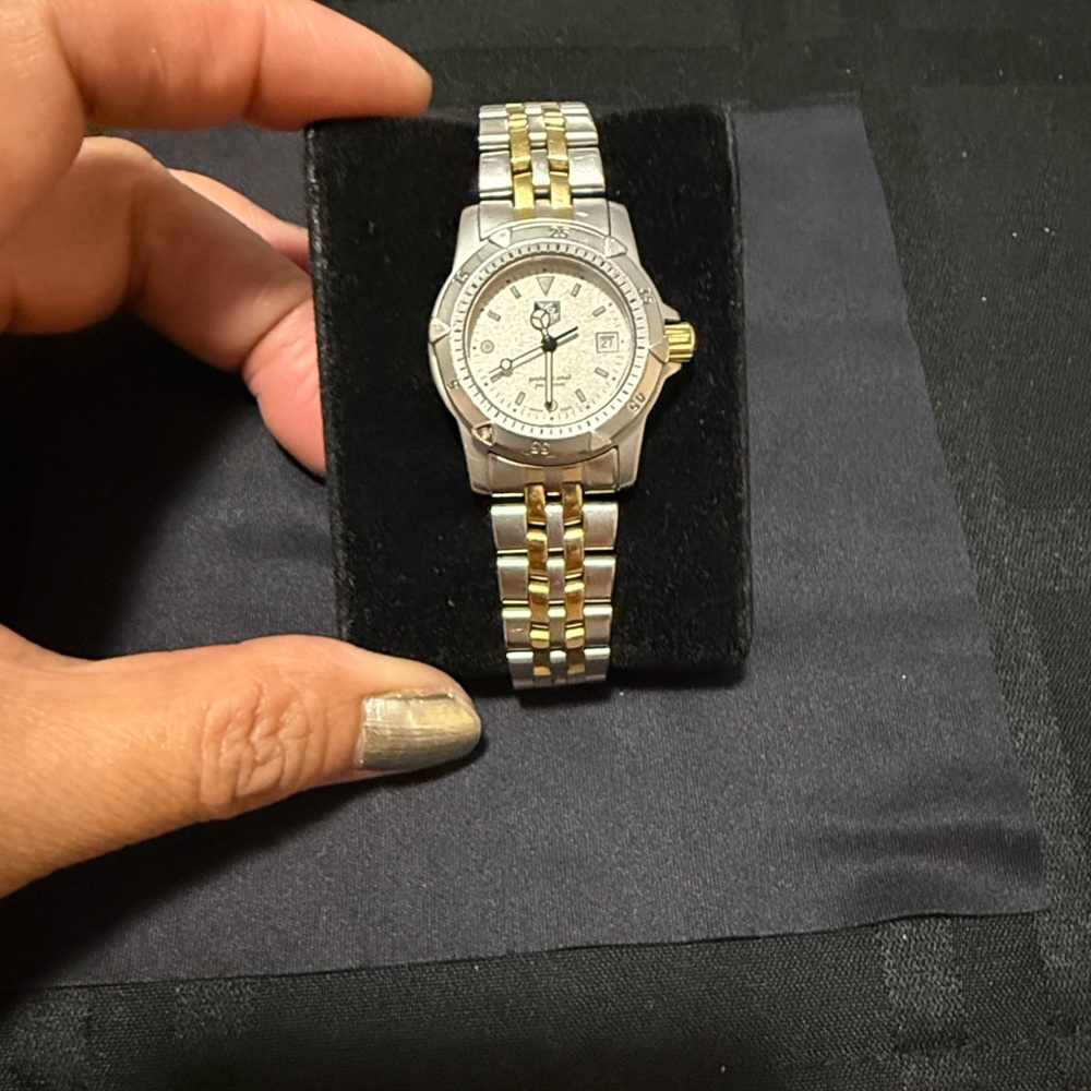 Tag Heuer Two-Tone Silver and Gold Ladies Bracelet Watch